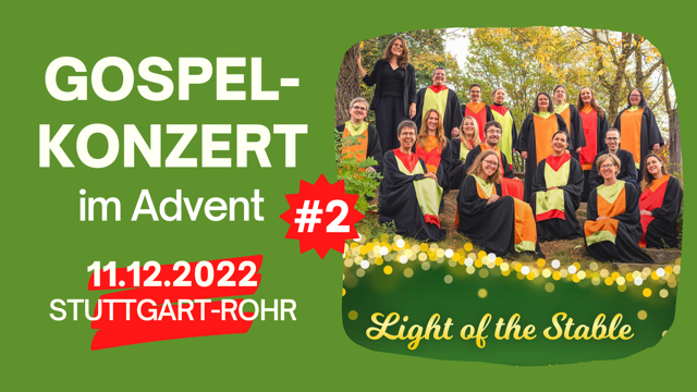 Sonntag, 11. Dezember: Adventskonzert in Stuttgart-Rohr